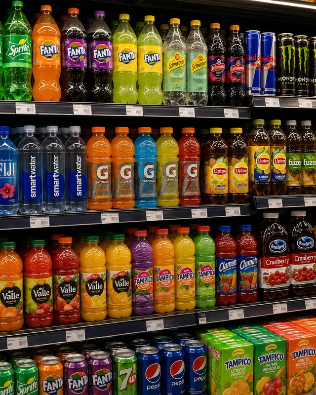 Bebidas frías y surtidas
